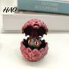 Desktop Ornament 3D Printed Dragon Egg Vibrant Color Small Size Miniature Statue Stress Relief Fidget Toy Adorable Cartoon Dragon-themed Desk