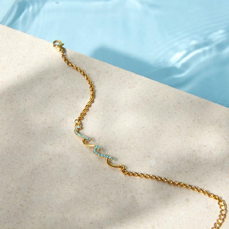 Unique Sea Charm Bangle Stainless Steel Wristband Decorated With Rhinestones For Stacking And Everyday Wear