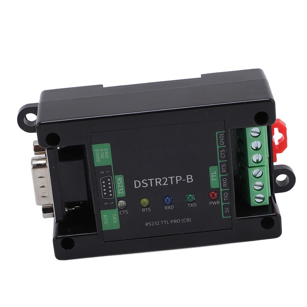 TTL Serial Port Module, Industrial Isolated Converter Module DB9 Male to TTL Adapter Module