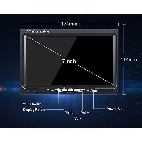 Caméra de Recul pour Mercedes Sprinter Viano Vito Transit Ducato VW Crafter T5 Moniteur LCD 7pouces