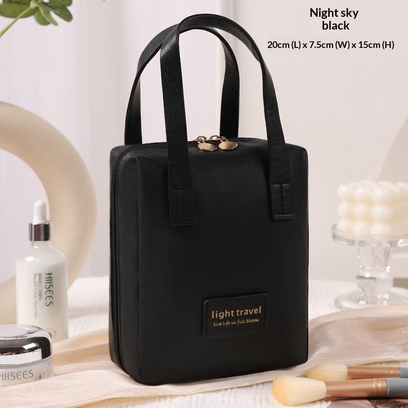 Hot Popular Handheld Shell Makeup Bag, Travel Portable Waterproof Washbag, Large Capacity Makeup Storage Bag LIJIAO чёрный