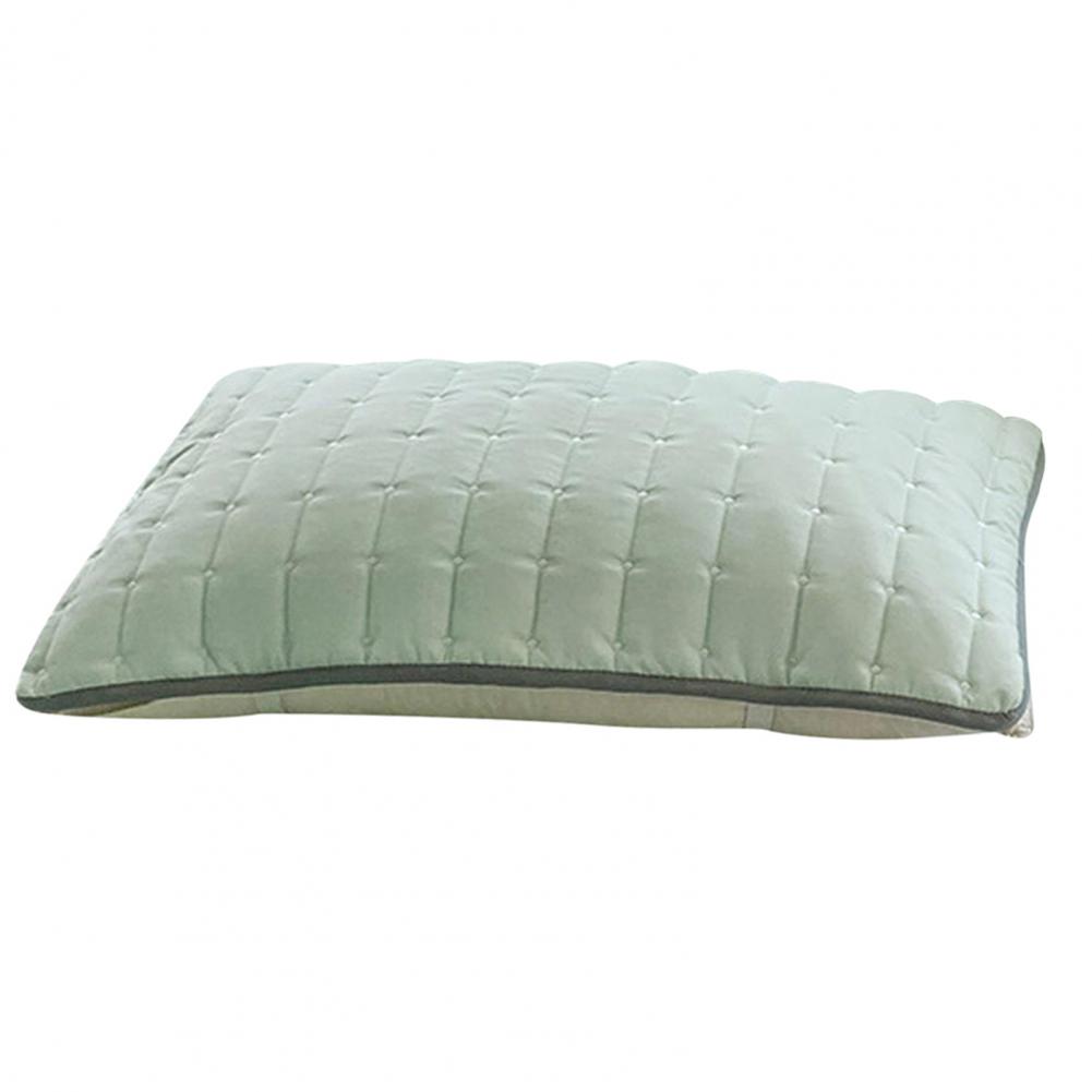 Stable Pillow Cover with Elastic Bands Travel Pillow Cover Anti-slip Quilted Waffle Pillowcase Protect from Dust Sweat And Stain