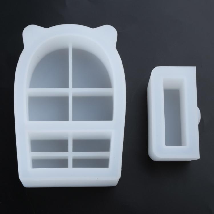 Cat Ears Drawer Storage Cabinet Molds Epoxy Silicone Box Mold Jewelry Casting