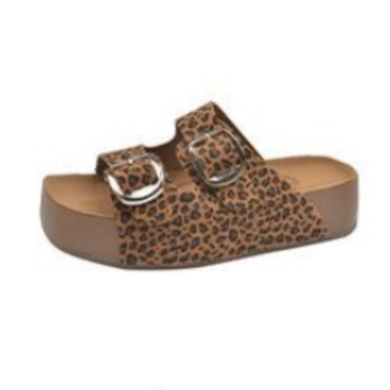 

Fashion 2025 Summer Solid Color Adjustable Thick Soled Flat Beach One Strap Slides for Women Anti Slip Trendy Outdoor Slippers Korea 35