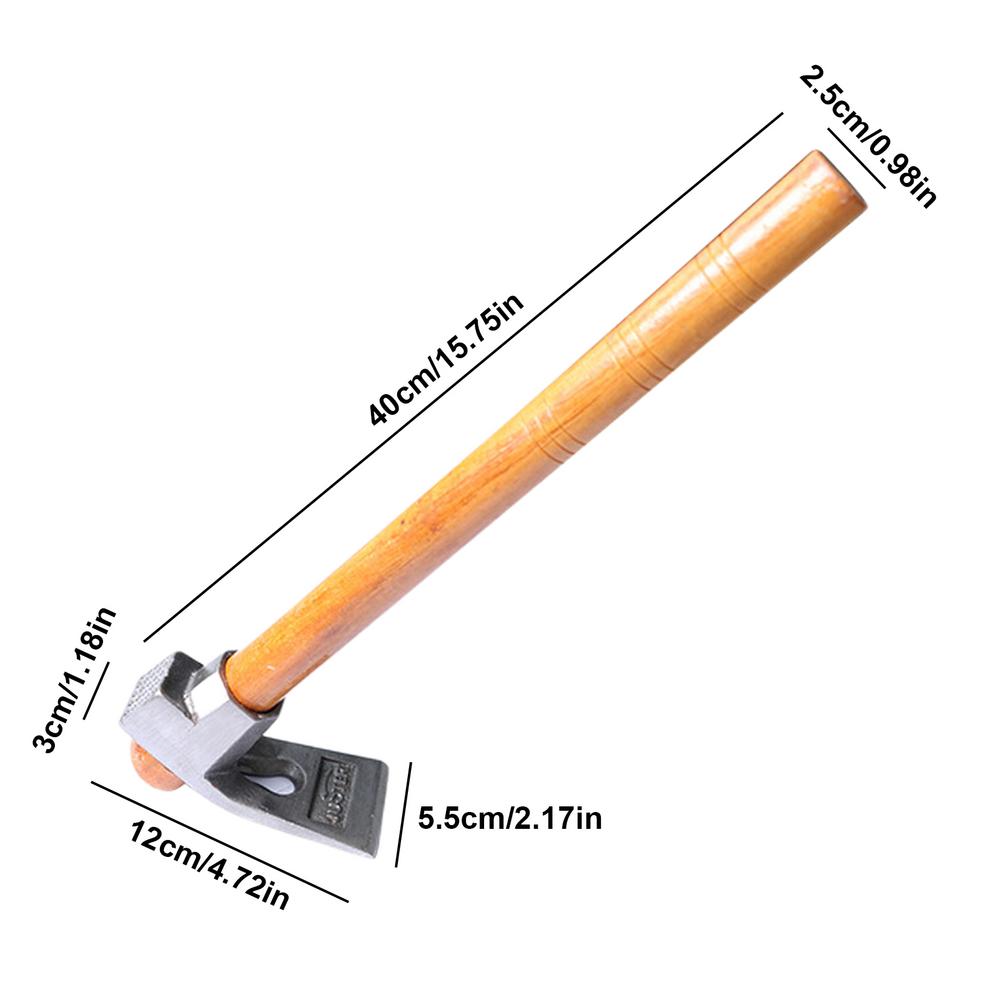 Garden Small Hoe With Wooden Handle Household Flower Hoe Gardening Hoe Outdoor Agricultural Tool Weeding loosening soil Tool