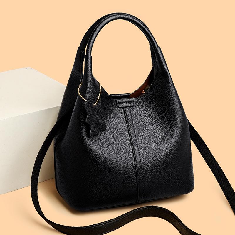 Borsa - Borsa a Spalla Morbida da Trasporto - Alla Moda Borsa a Tracolla Singola - Borsa a Secchiello di Alta Qualità