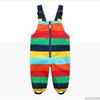Boys and Girls Waterproof Double-Layer Winter High-End Bib Pants