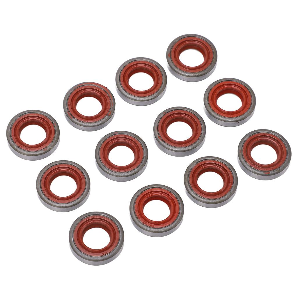 12Pcs Trimmer Oil Seal Cover Kit Iron ABS Oil Seal Replacement for Stihl FS80 FS85