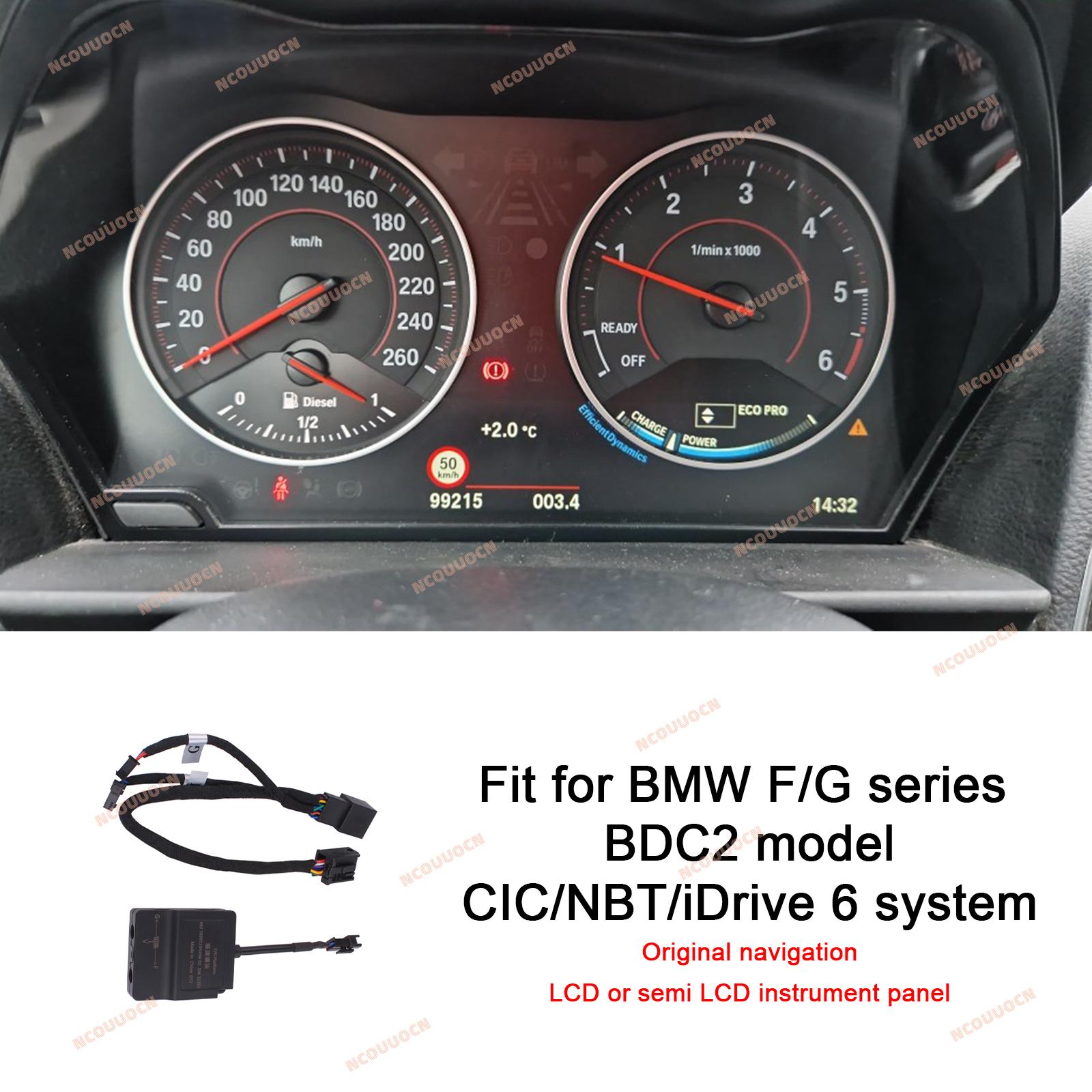 

Для BMW Модуль Информации о Пределе Скорости Дисплей Приборной Панели Эмулятор SLI Дисплей Инструмент Серии F G С NBT CIC ID7 BDC2-CIC NBT iD6