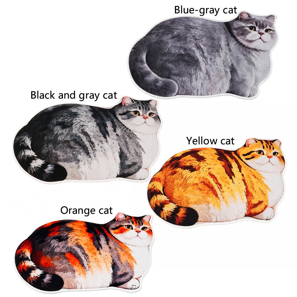 Ginger Cat Bathroom Carpet Russian Blue Floor Mat Entrance Carpet Living Room Tea Table Bedside
