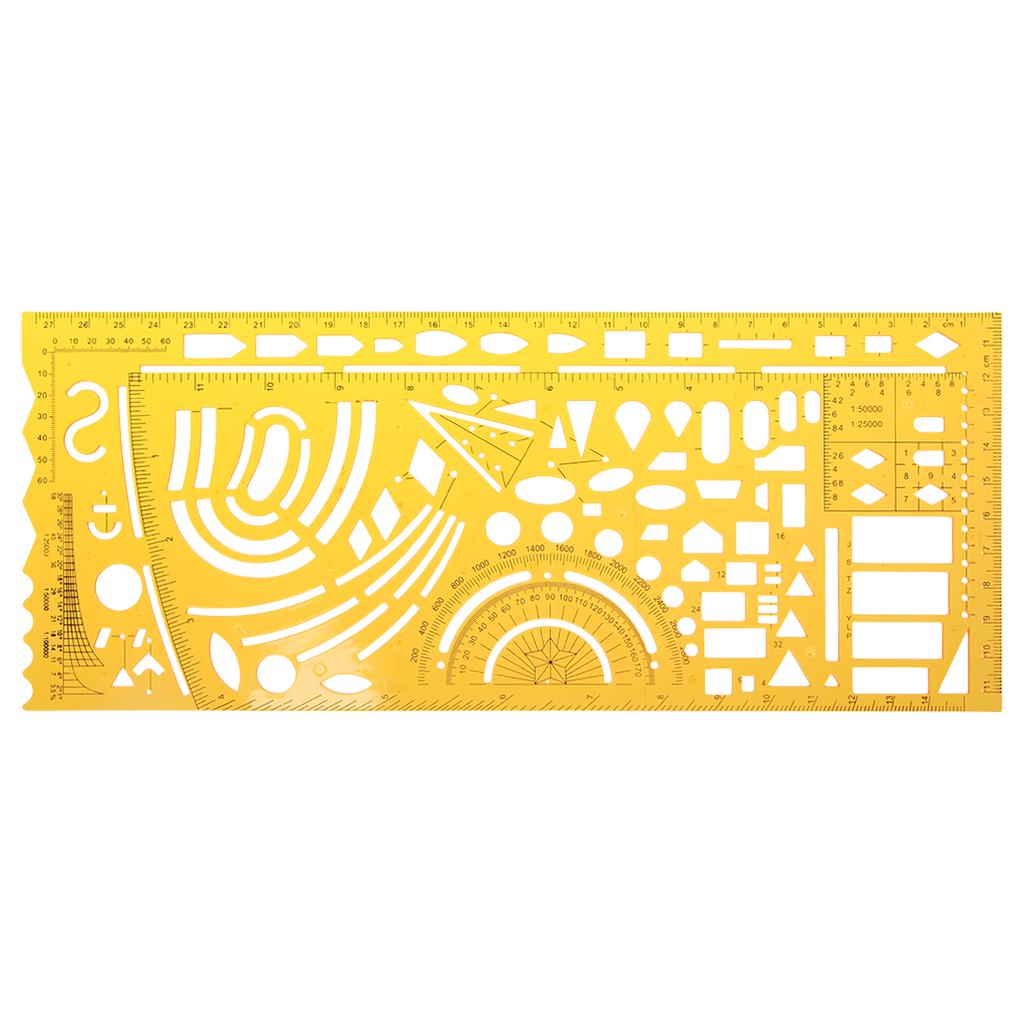 

Прочный K-смола военный шаблон для рисования, линейка, измерительный инструмент, трафарет