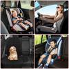 JEYODA Car Seat with Storage Pocket with Red [Thickened] Protector, Anti-Slip, Waterproof, Wear-Resistant, Stain-Resistant, (Black Thread)