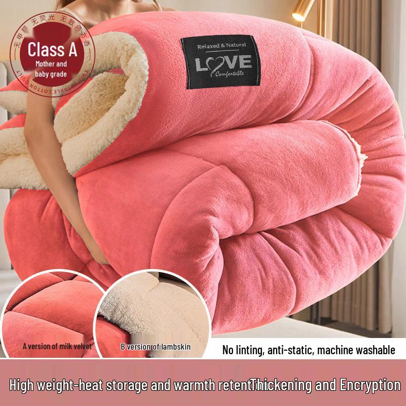 Dicke Korallenfleece-Decke für den Winter - Weiche Samt-Tagesdecke für Wohnheim, Nickerchen, Sofa-Nutzung