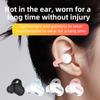 Ear Clip Wireless Earphone IPX5 Waterproof Sport Earphone Single Earbud Air Conduction Headphone HiFi Bass Painless Wear