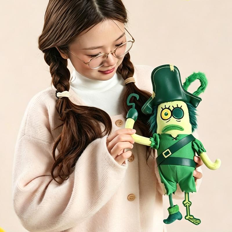 SpongeBob SquarePants Patrick Star Mermaid Man Plush Keychain Stuffed Doll Bag Pendant Cartoon Anime Gift For Friends