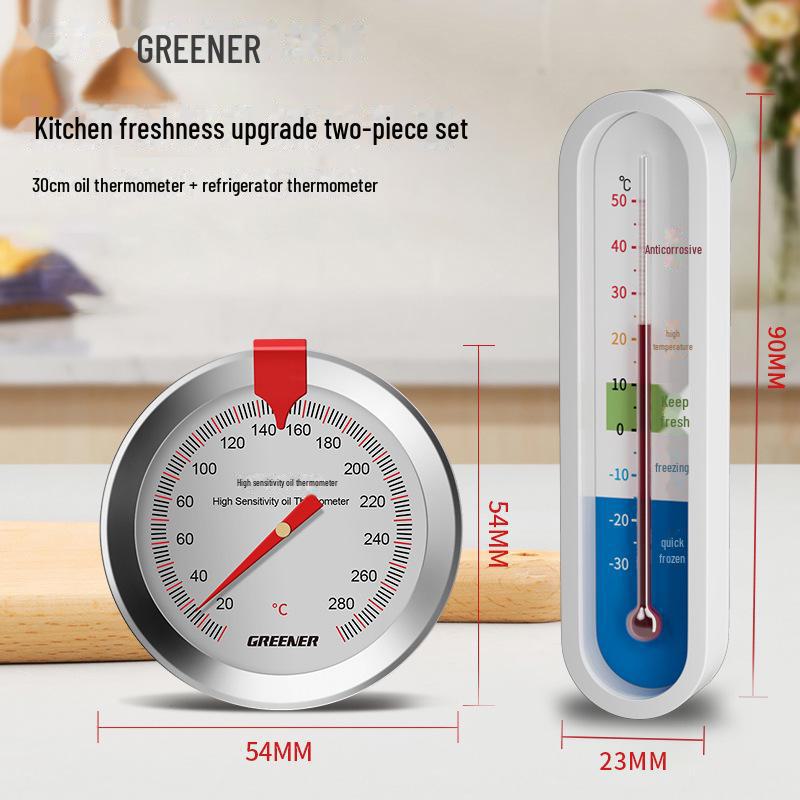 Green Forest Hochpräzises Küchenthermometer für Backen und Braten
