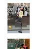 2026 Spring/Autumn High-End Gray Wool Blend Slimming A-Line High-Waisted Midi Skirt - Korean Style for Women