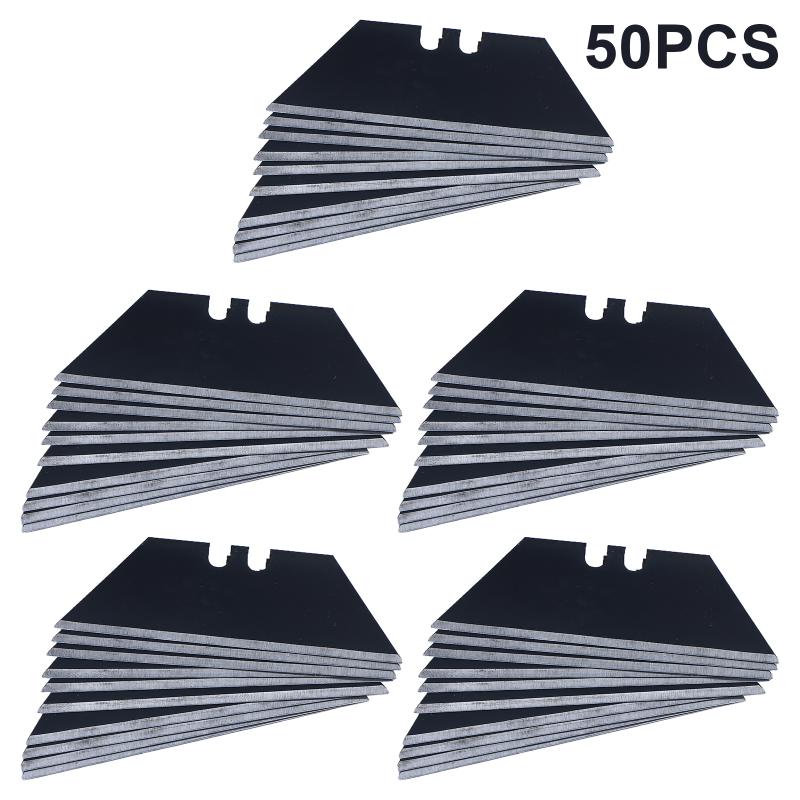 10/30/50PCS T-type Special Replacement Knife Blades Steel Material Utility Knife Trapezoid Blade DIY Art Craft Cutter Tool