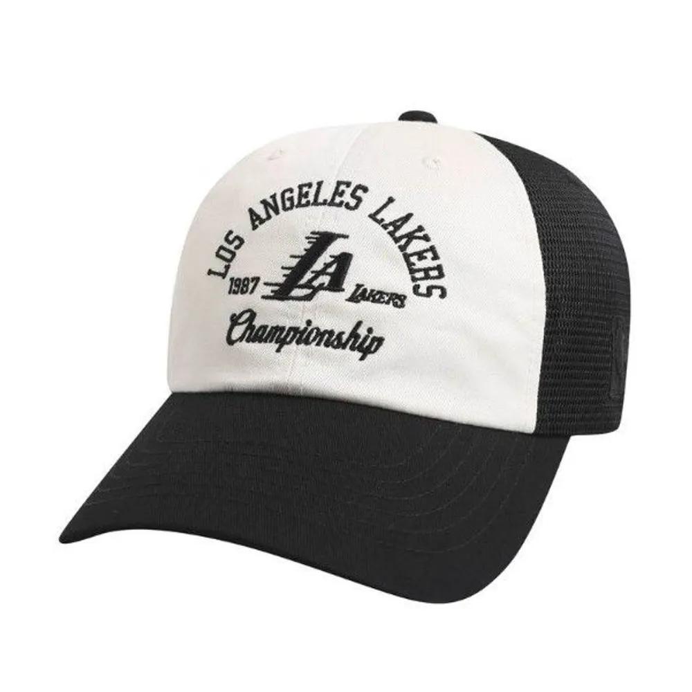 Unisex LAL Championship Mesh Trucker Soft Ball Cap N255AP273P light pink