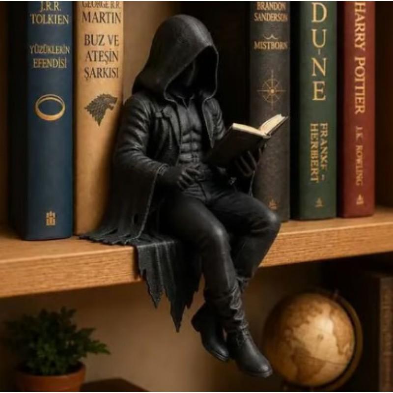 Ancient Chinese Scholar Cloak Figurine Resin Craft Halloween Decor Gift Friends Family