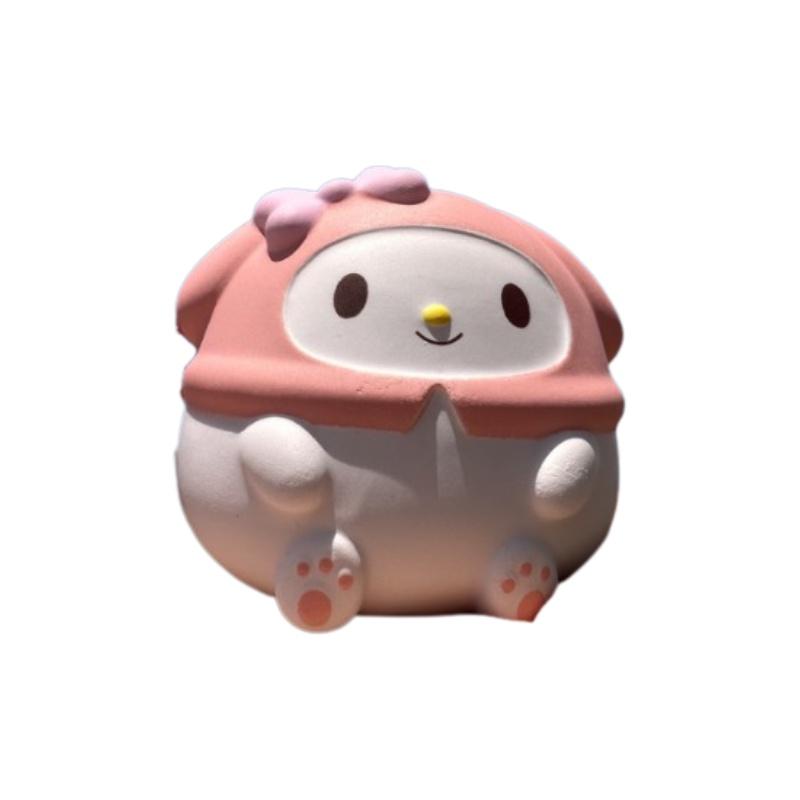 Cute Slow Rebound Little Milk Dragon Stress Relief Toy For Kids And Adults Non-toxic Pvc Material, Fun Decorative Collectible