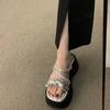 Fashion Sandals Open Toe Outside Low Price Shoes for Women Designer Luxury Woman Slippers 2025 Trend Wholesale Pvc Non Slip Vip Slides