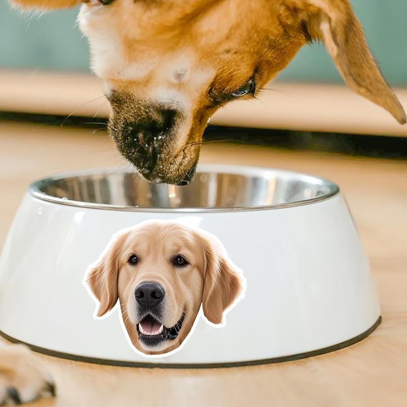 20pcs Cute Pet Avatar Customized Label Stickers Children Adult Birthday Party Celebration Interest Decoration Supplies