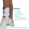 Full Gel Pad Ankle Stirrup Brace for Ankle Sprains, Foot Injuries, Tendonitis, Ankle Support Splint Stabilizer for Men and Women