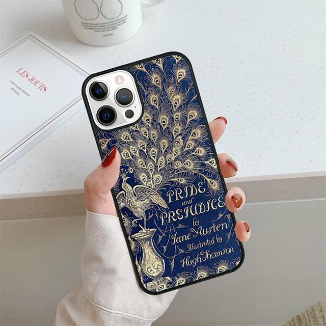 Cover Book Jane Austen Phone Case For iPhone 17 Air 14 15 16 16e 13 12 Max Cover For Apple 11 Pro Max Plus Coque