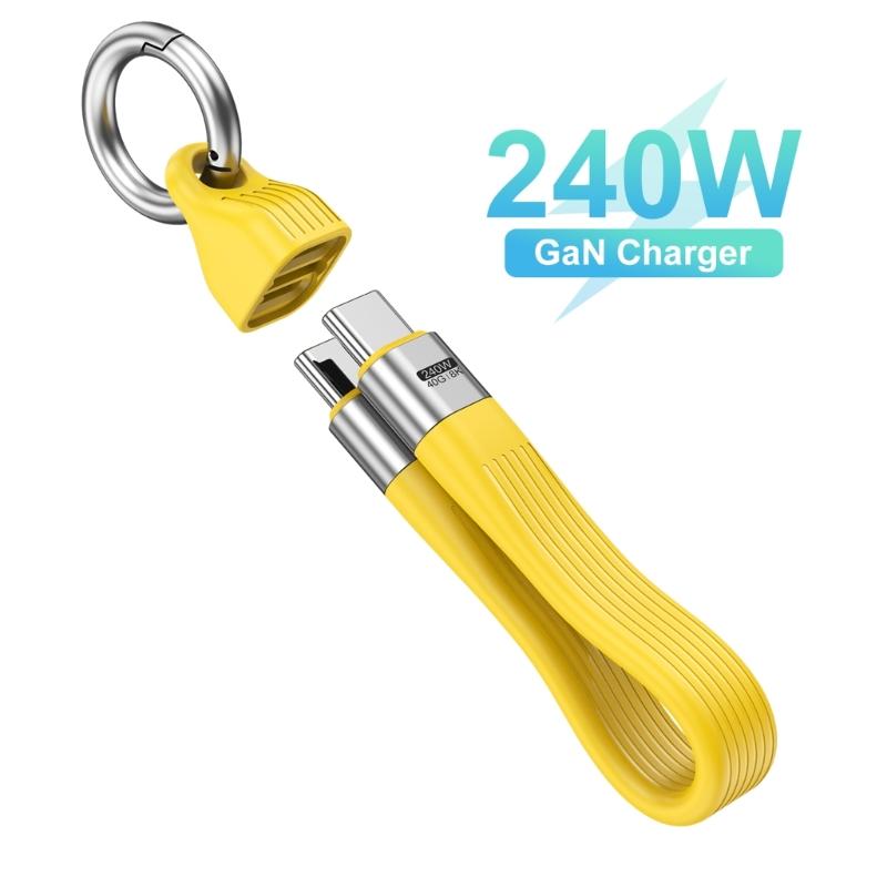 USB4 Charging Cable with PD240W Super Fast Charging and 40Gbps Speed 8K Video Transmission