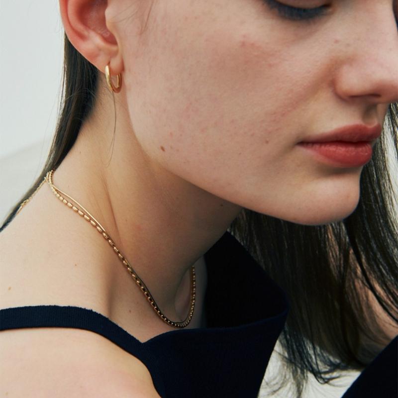 Verte 925 Silver Gross Rizi Necklace  Silver    un.Silver.128