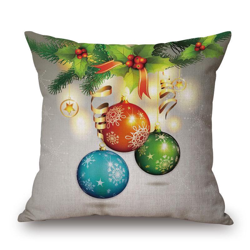 Classic Merry Christmas Xmas Gift Designed Throw Pillow Case Cover Cushion 18 X 18 Inch Ideal For Holiday Cheer And Comfort