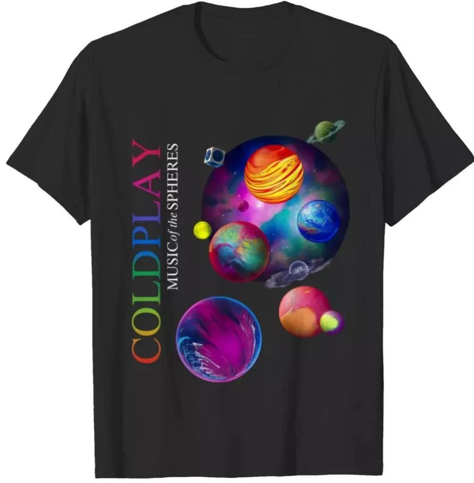 Coldplay Music of the Spheres Tour 2023 T-shirt size S-5XL XXL