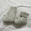 Zimní roztomilé kojenecké neutrální botičky 100% bavlněný úplet teplé dětské ponožky unisex batolecí dětské boty dárek k narození
