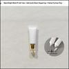 In Stock 10g Eye Cream Empty Tube - Milky White Refillable Skincare Cosmetics Packaging 