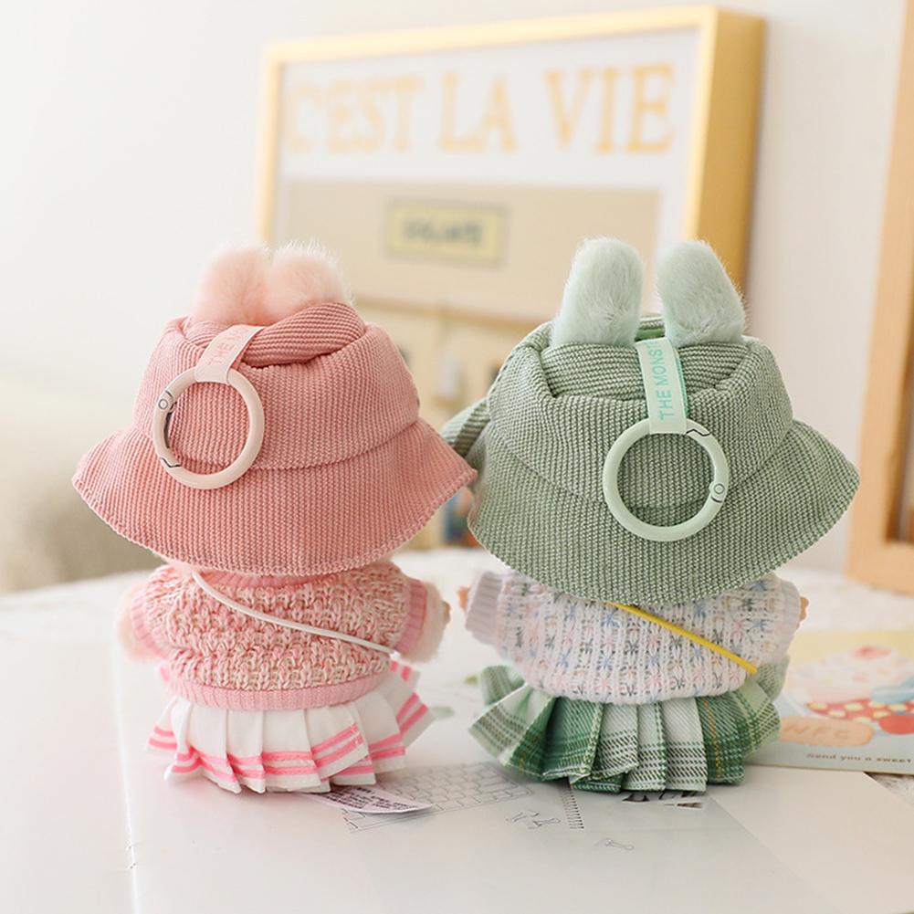 17cm Mini Doll's Clothes For Korea Kpop Exo Labubu V1 V2 Idol Dolls Cute Decoration Macaron Clothing Gift Outfit Accessories