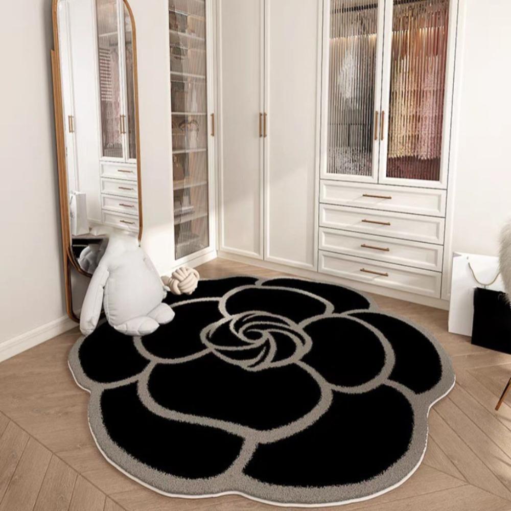 

Впитывающий ковер Camellia Crystal Velvet Floor Mat New Floor Rugs Living Room Bathroom 08