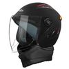 Winter Warm Electric Scooter Helmet Women Men Semi-Open Face With Detachable Neck Cover Windproof ABS Safety