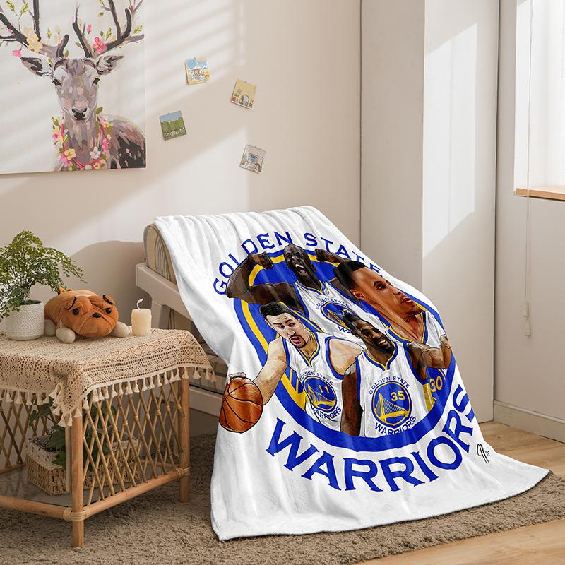 Basketball Star Series Flannel Blanket 3D Printed Sofa Blanket Thickened Blanket