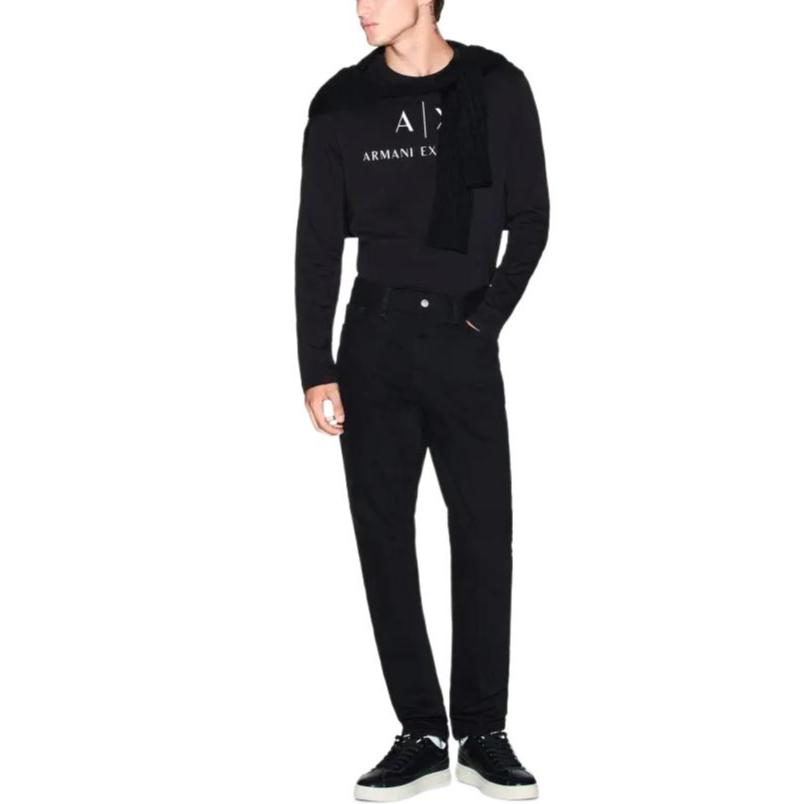 ARMANI EXCHANGEAE SS25 Jeans Slim Fit Men's Black XM000070-AF14267-UC001