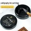 Leakproof Calligraphy Inkwell with Lid: Spill-Proof Inkstone & Multifunctional Palette for Kids