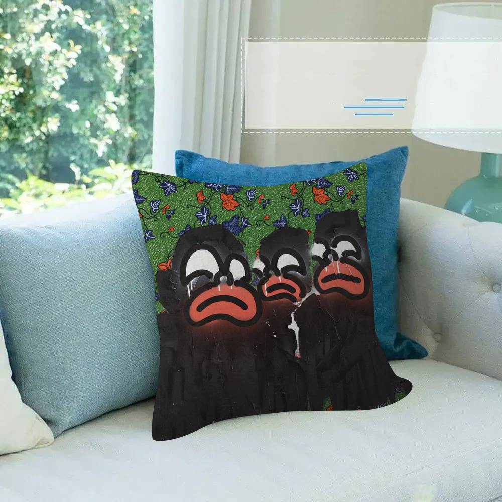 Anime olaolu slawn art Pillow Cushion Cover Pillowcase Living Room Sofa Home Decor Customized