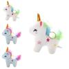 Schattige Regenboog Eenhoorn Knuffel Sleutelhanger Groothandel Knuffeldier Hanger Voor Meisjestassen