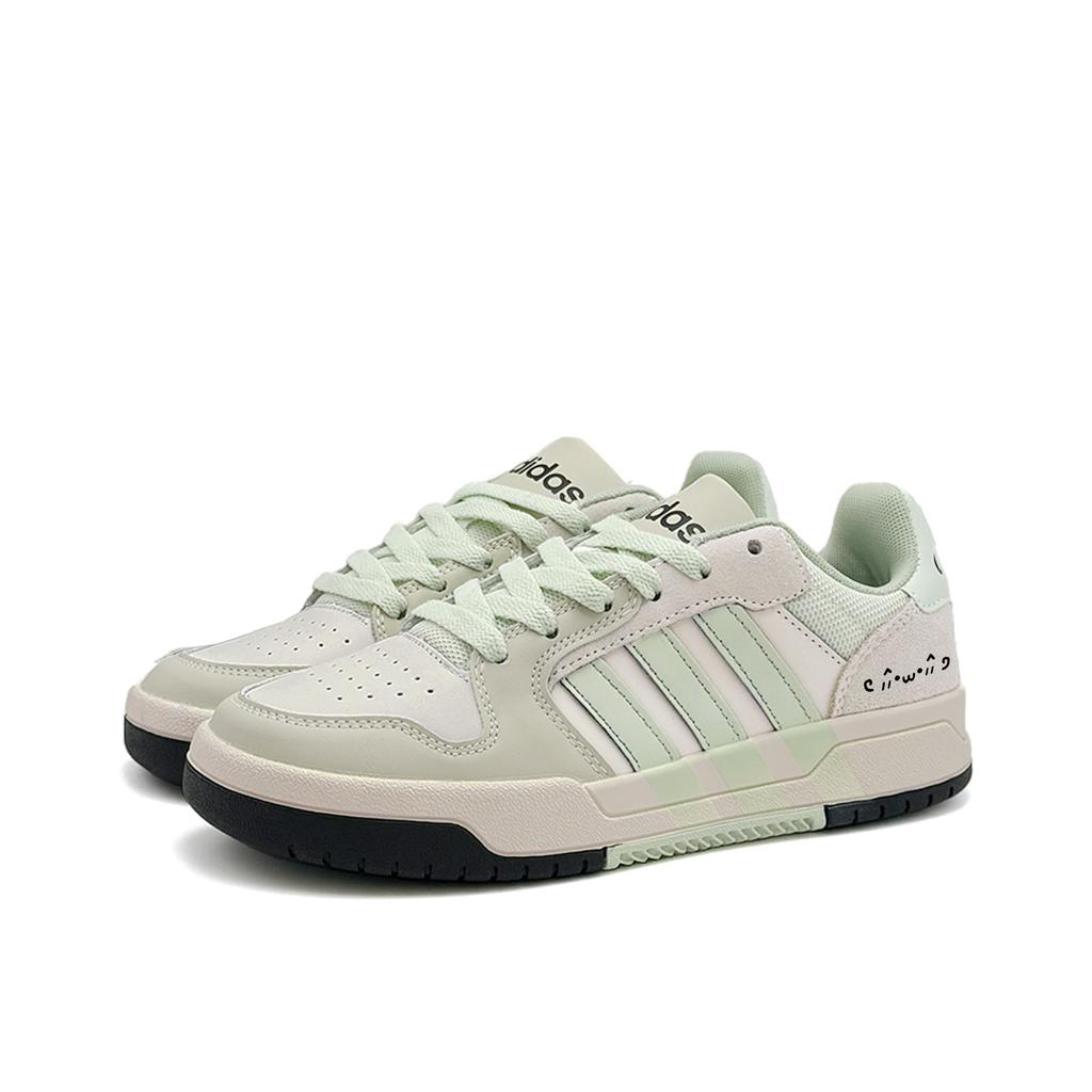 Adidas Neo Entrap Misty Mint Abrasion Resistant Slip Resistant Low top Skateboard Shoes Unisex White Turquoise JI2546(Team471-)