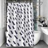 Bathroom Thickened Waterproof Curtain Mildew Proof Shower Curtain Shower Partition Curtain Shower Curtain Bathroom Curtain Free Perforation