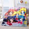 Japanese anime cute cartoon theme Sailor Moon Tsukino Usagi blanket suitable for home beds, sofa covers, office nap, outdoor warm blankets O7