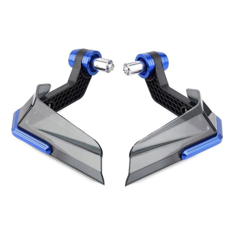 

Motorcycle Wind Deflectors Hand Shields Aluminum Plastic Hand Shields Enhances Safety & Style Easy to Install Durable синій