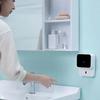 280ml Wandmontierter USB Automatischer Seifenspender Induktions Handwaschgerät 1500mAh LED Temperaturanzeige Seifenspender