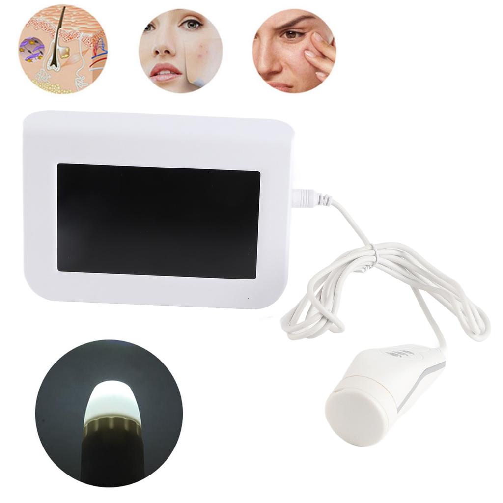 7inch Charging Type Scalp Hair Follicle Skin Hair Detector Analyser Machine 100‑240V