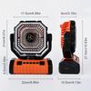 Camping Fan Rechargeable, 20000mAh Large Battery Powered Fan, Ventilador Recargable, 4 Speed Cordless 